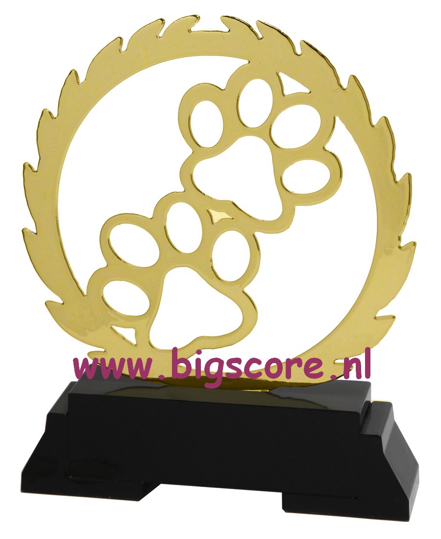 Hondenpoten L237 Goud Metaal